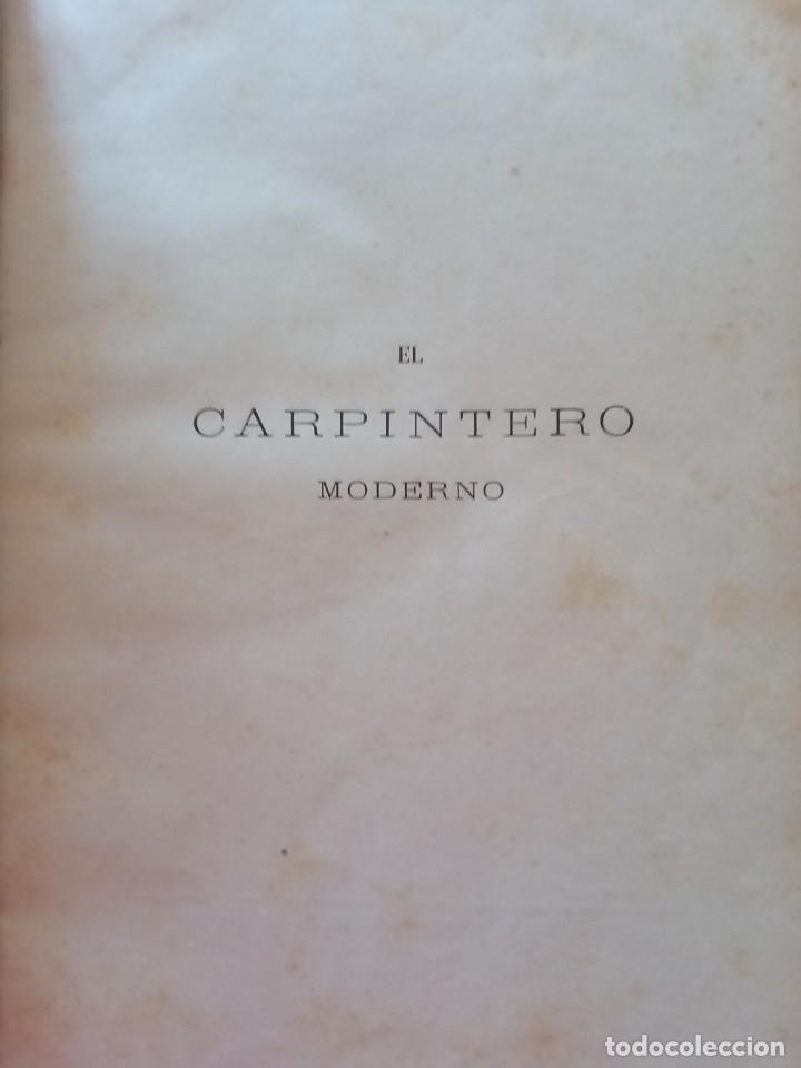 Libros de segunda mano: El Carpintero Moderno. - Foto 3