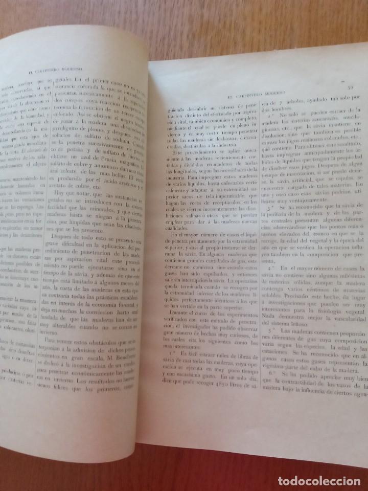 Libros de segunda mano: El Carpintero Moderno. - Foto 5