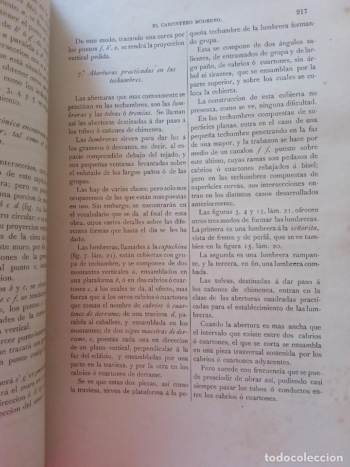Libros de segunda mano: El Carpintero Moderno. - Foto 6