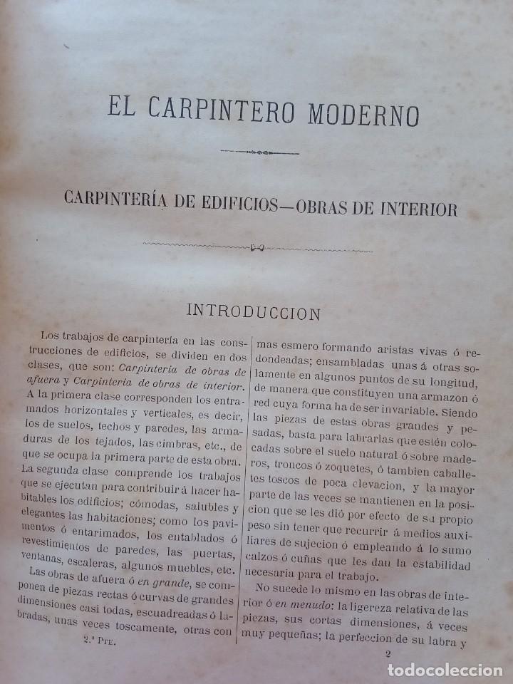 Libros de segunda mano: El Carpintero Moderno. - Foto 11