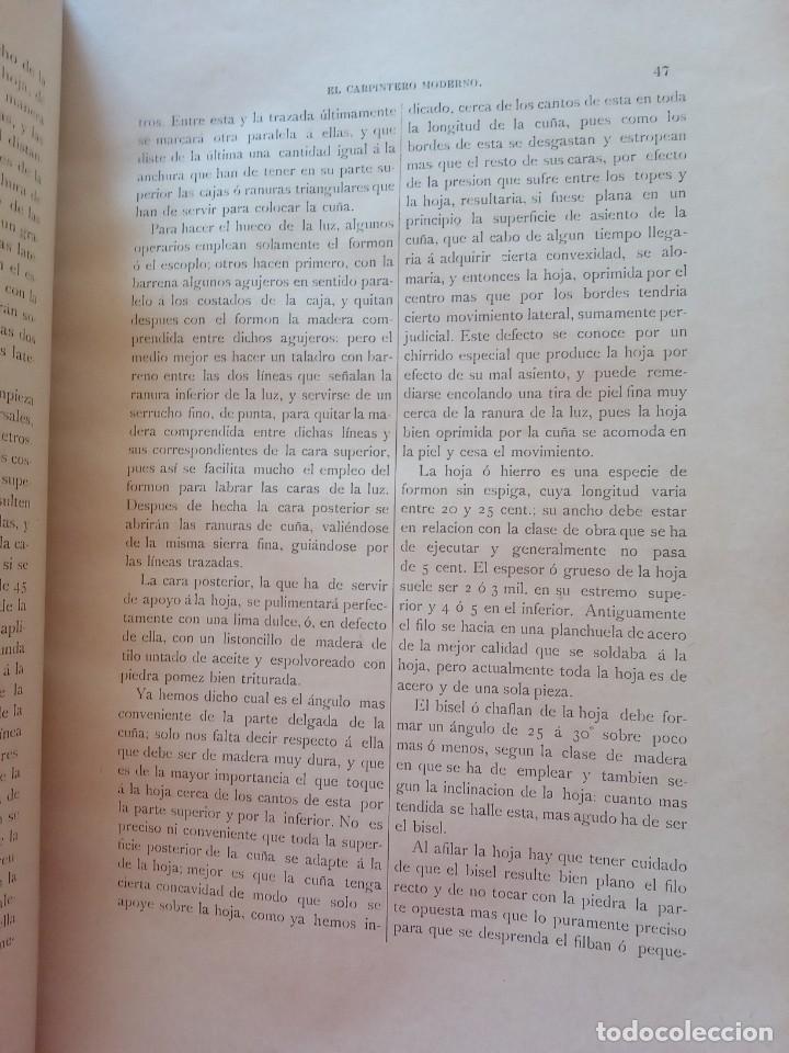 Libros de segunda mano: El Carpintero Moderno. - Foto 12