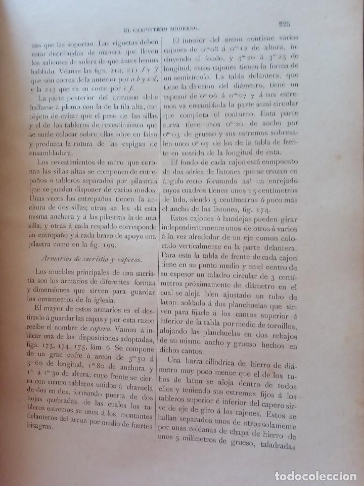 Libros de segunda mano: El Carpintero Moderno. - Foto 13