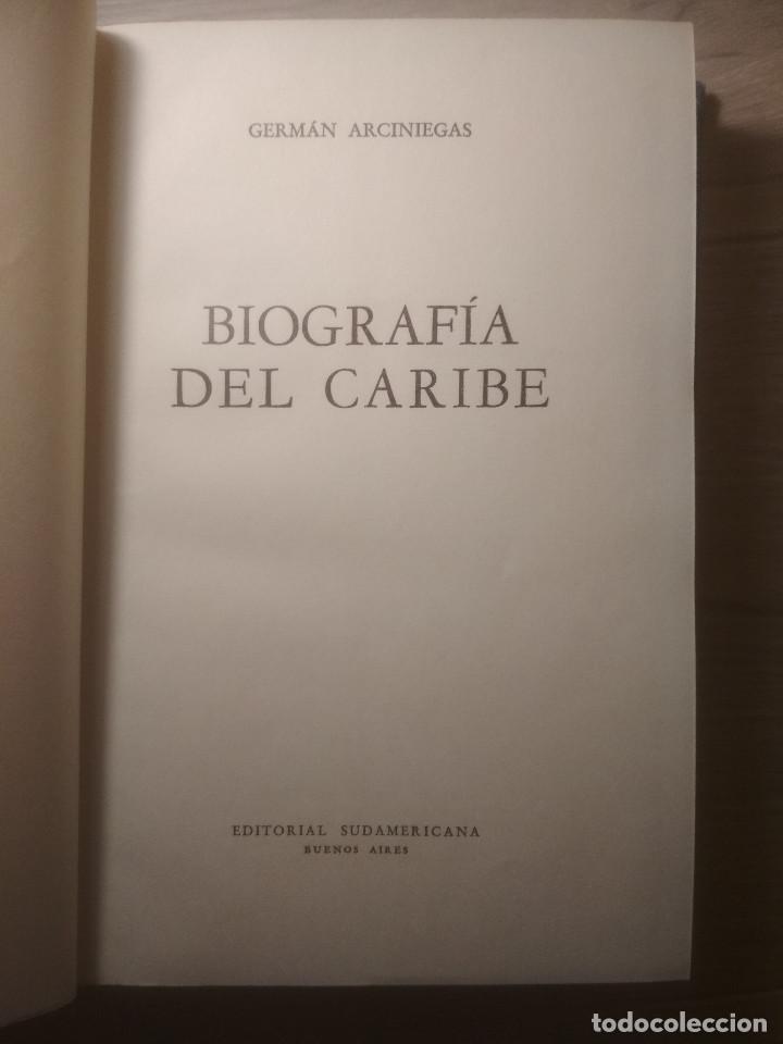 Libros de segunda mano: Germ&aacute;n ARCINIEGAS Biograf&iacute;a del Caribe - Foto 1