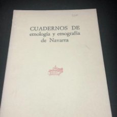 Libros de segunda mano: CUADERNOS DE ETNOLOGÍA Y ETNOGRAFÍA DE NAVARRA. REVISTA CUATRIMESTRAL. Nº 34 1980. Lote 264081295