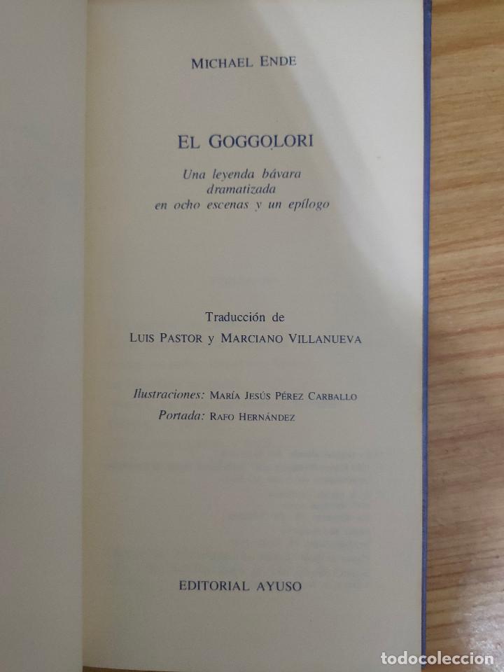 Libros de segunda mano: El Goggolori (Michael Ende) 1&ordf; edici&oacute;n - Foto 6