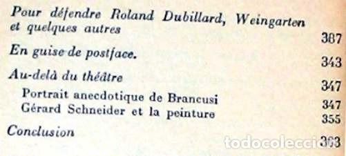 Libros de segunda mano: NOTES ET CONTRA-NOTES - EUGENE IONESCO - EDITIONS GALLIMARD 1972 - VER INDICE - Foto 4