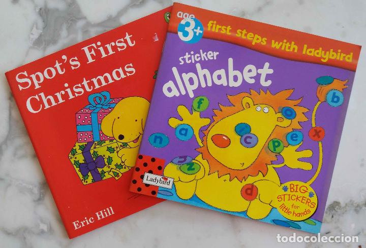 Libros de segunda mano: SPOTS FIRST CHRISTMAS Y STICKER ALPHABET. 2 LIBROS INFANTILES PARA APRENDER INGL&Eacute;S - Foto 1