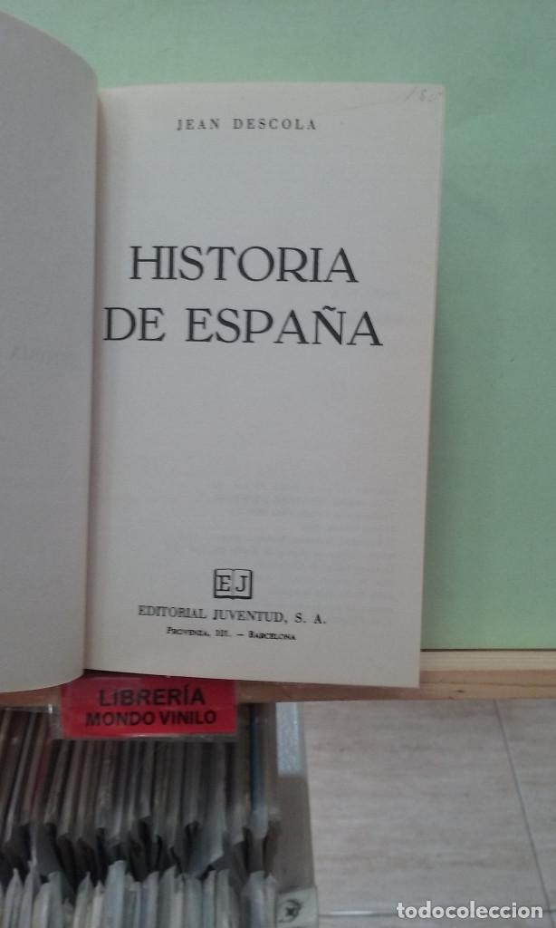 Libros de segunda mano: Historia de Espa&ntilde;a. Jean Descola - Foto 3