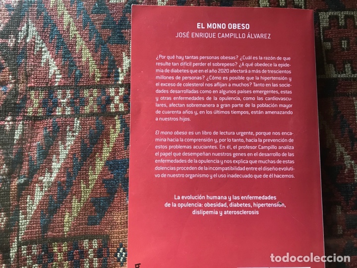 Libros de segunda mano: El mono obeso. Jos&eacute; Enrique Campillo - Foto 3
