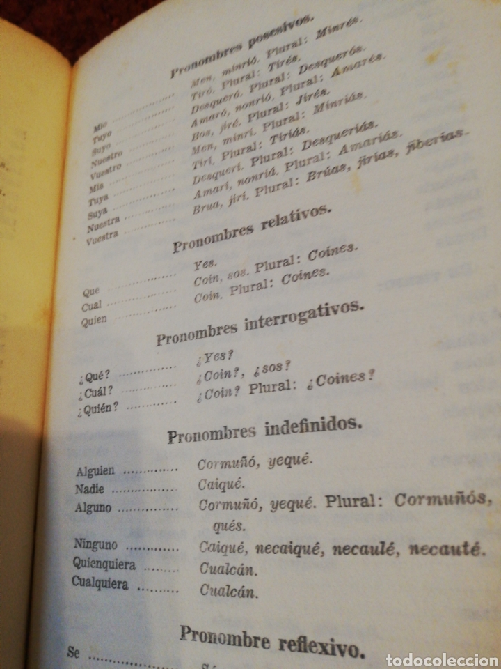 Libros de segunda mano: APUNTES DEL DIALECTO CAL&Oacute; O GITANO PURO 1943 - Foto 5