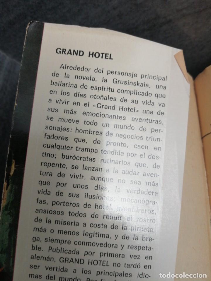 Libros de segunda mano: Libro novela Vicki Baum GRAND HOTEL - Foto 2