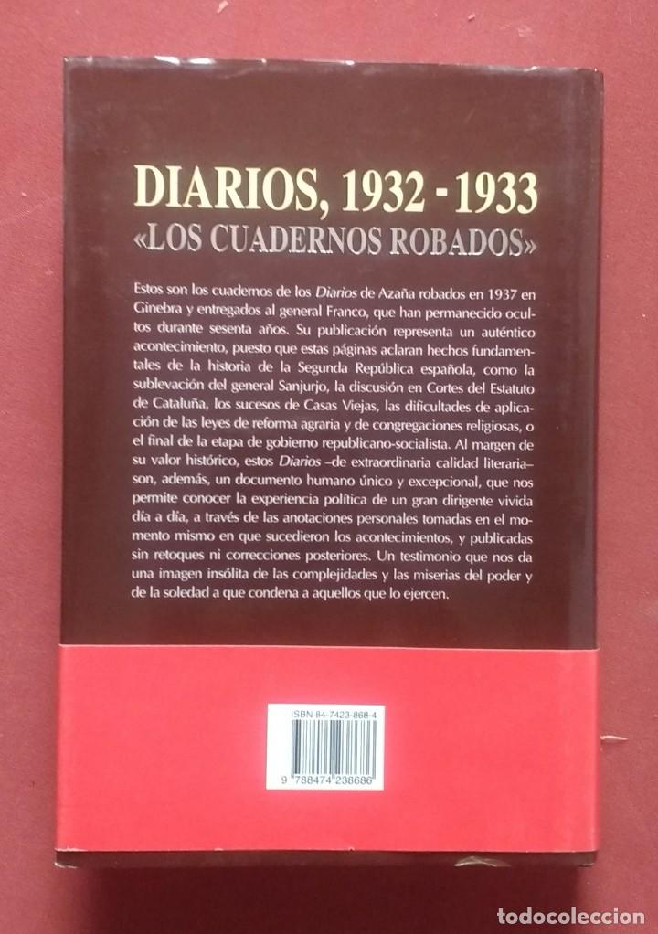 Libros de segunda mano: LOS CUADERNOS ROBADOS - MANUEL AZA&Ntilde;A - Foto 2
