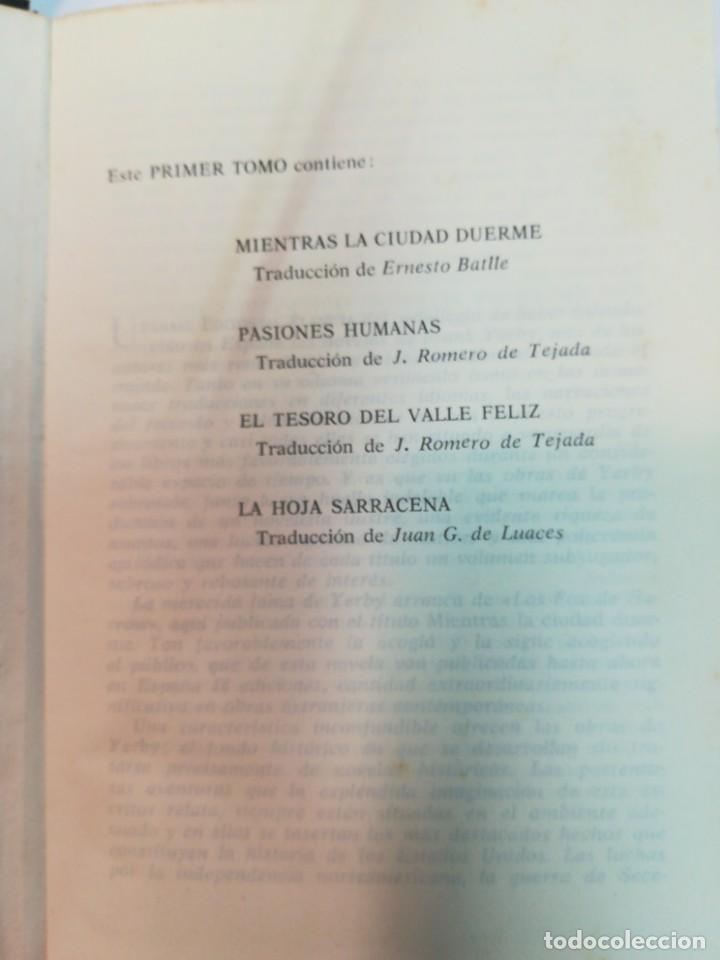 Libros de segunda mano: FRANK YERBY Novelas 2 Tomos SA4311 - Foto 3
