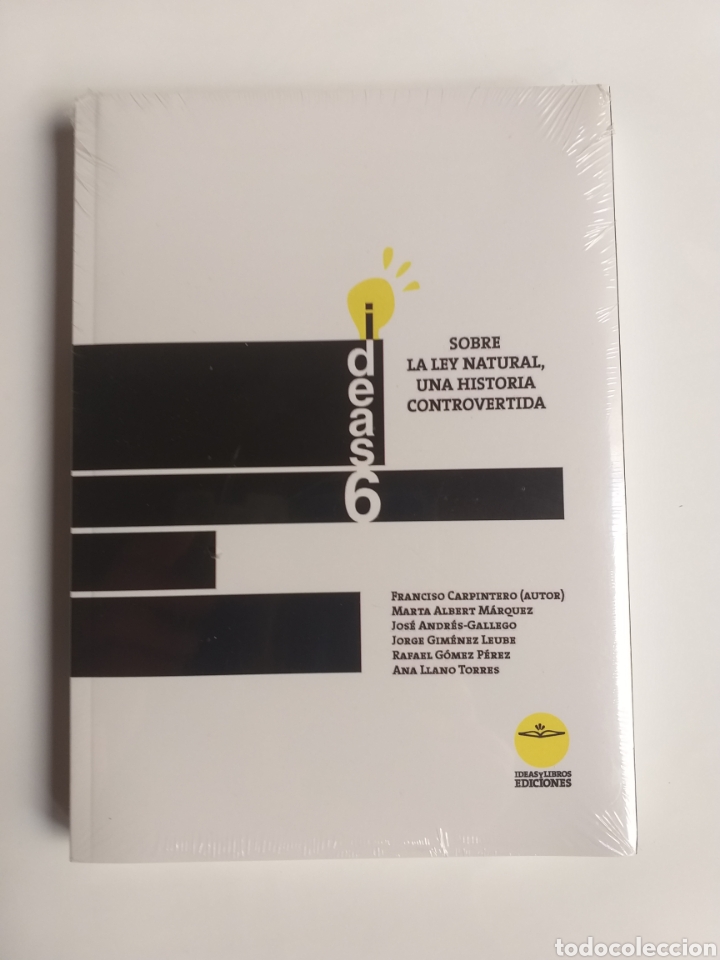 Libros de segunda mano: Sobre la ley natural, una historia controvertida .AEDOS . - Foto 1