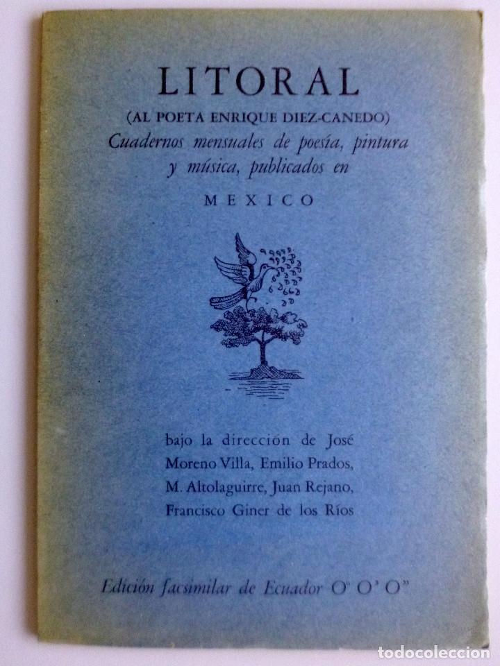 Libros de segunda mano: REVISTA LITORAL TERCERA &Eacute;POCA N&Uacute;MERO TRES // 1967 // HOMENAJE A ENRIQUE DIEZ-CANEDO
