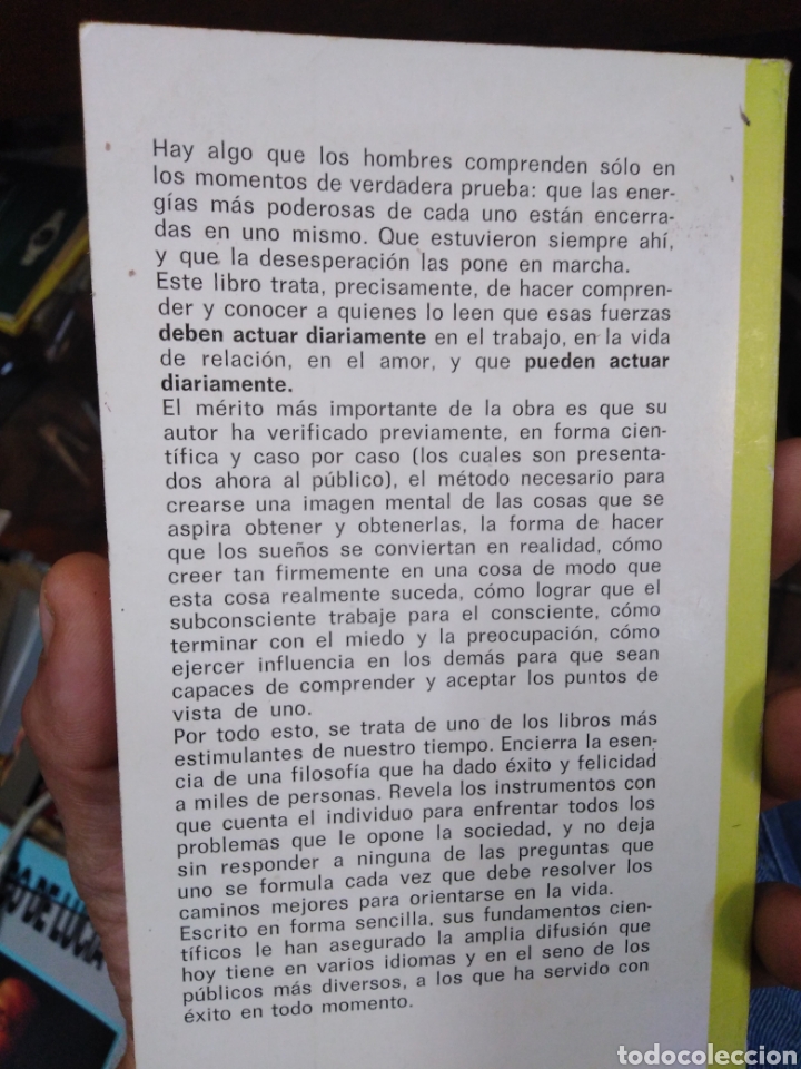 Libros de segunda mano: EL PODER M&Aacute;GICO DE LA VOLUNTAD-CLAUDE M.BRISTOL-EDITA CENTRAL 1976 - Foto 2
