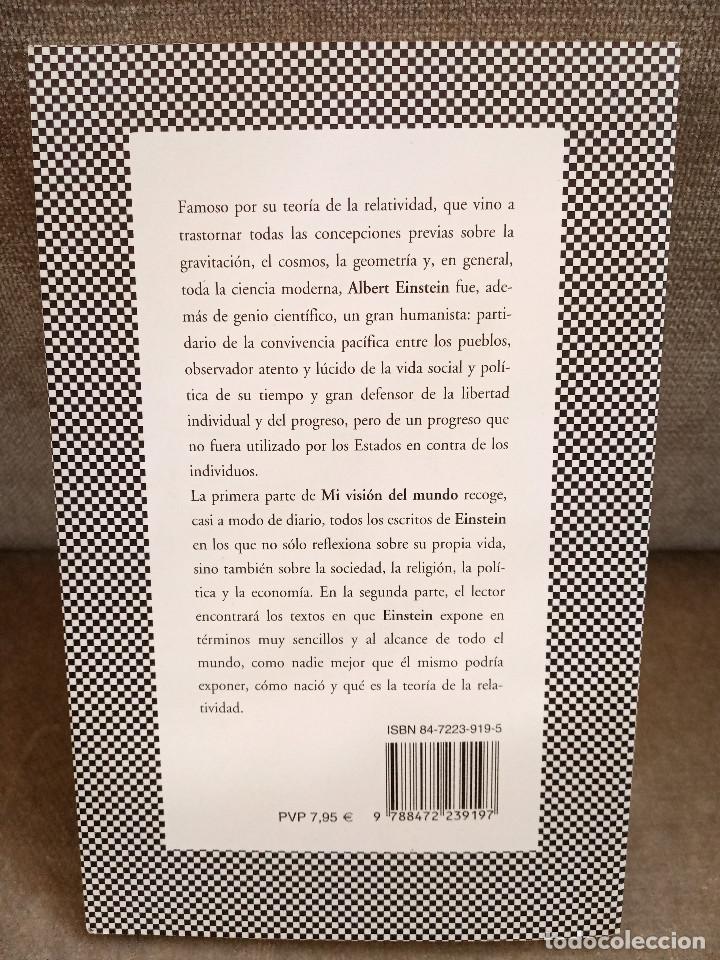 Libros de segunda mano: ALBERT EINSTEIN - MI VISI&Oacute;N DEL MUNDO - TUSQUETS, 2004 - Foto 3