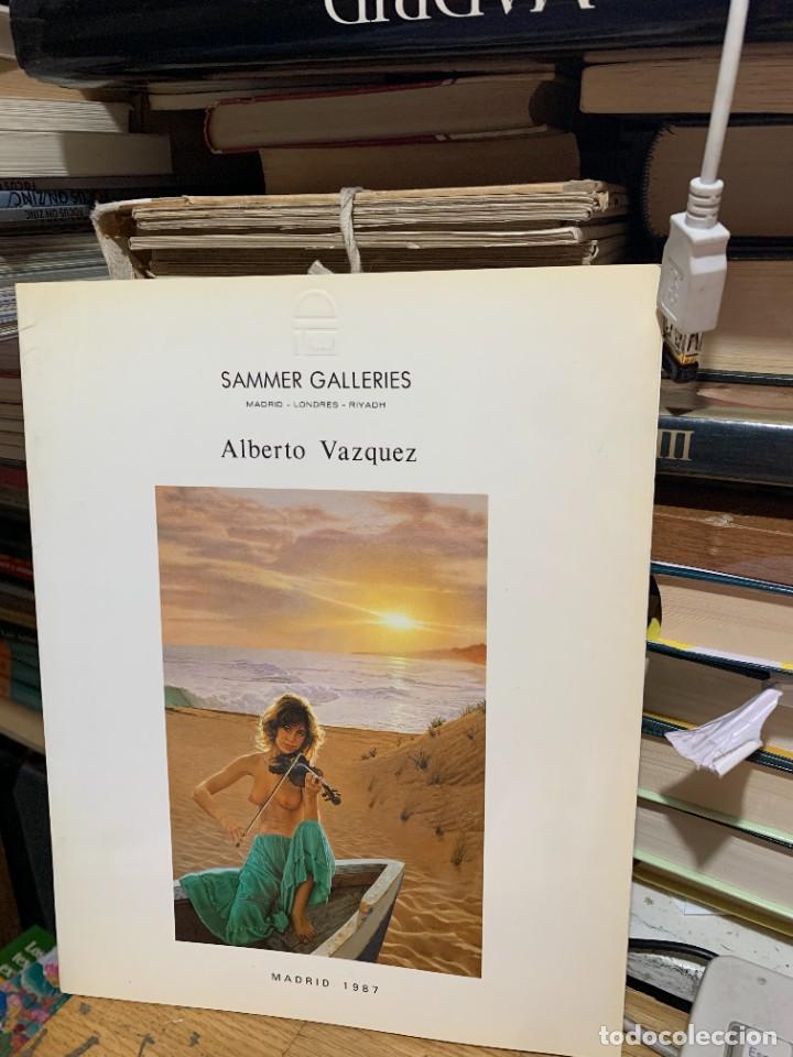 Libros de segunda mano: ALBERTO VAZQUEZ, SAMMER GALLERIES, MADRID 1987 - Foto 1