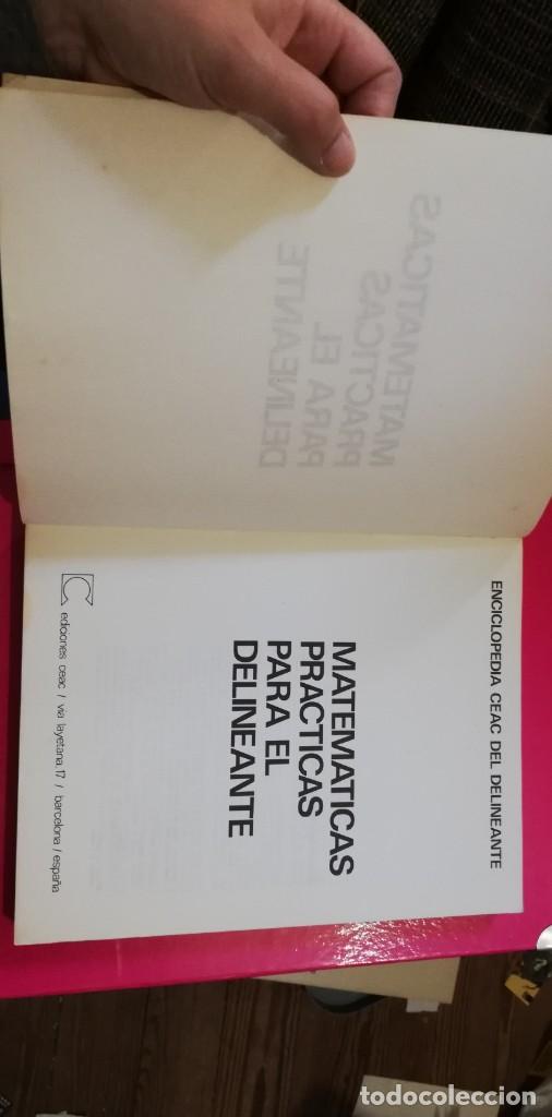 Libros de segunda mano: MATEMATICAS PRACTICAS PARA EL DELINEANTE. - Foto 2