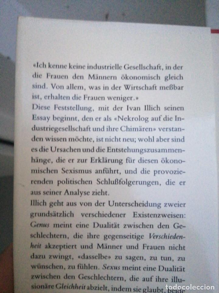Libros de segunda mano: Libro IV&Aacute;N ILLICH GENUS Zu einer historischen Kritik Der Gleichheit - Foto 2