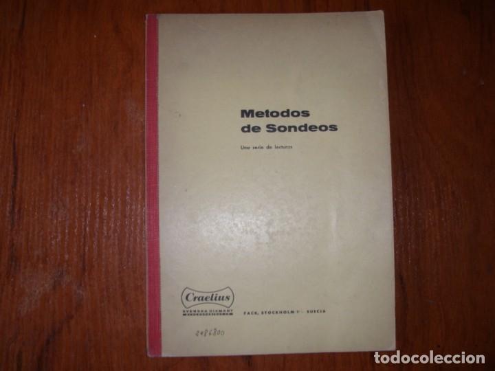 Libros de segunda mano: LIBRO M&Eacute;TODOS DE SONDEOS CRAELIUS UNICO!! - Foto 1