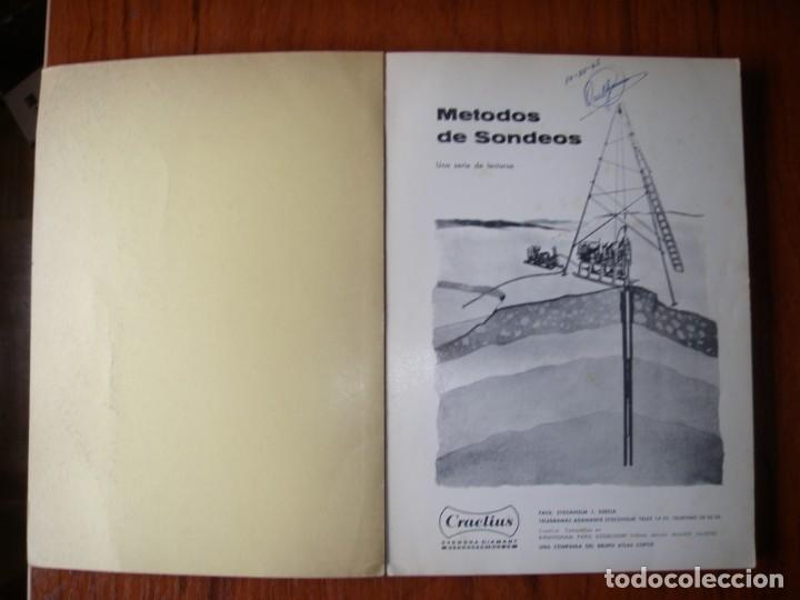 Libros de segunda mano: LIBRO M&Eacute;TODOS DE SONDEOS CRAELIUS UNICO!! - Foto 2