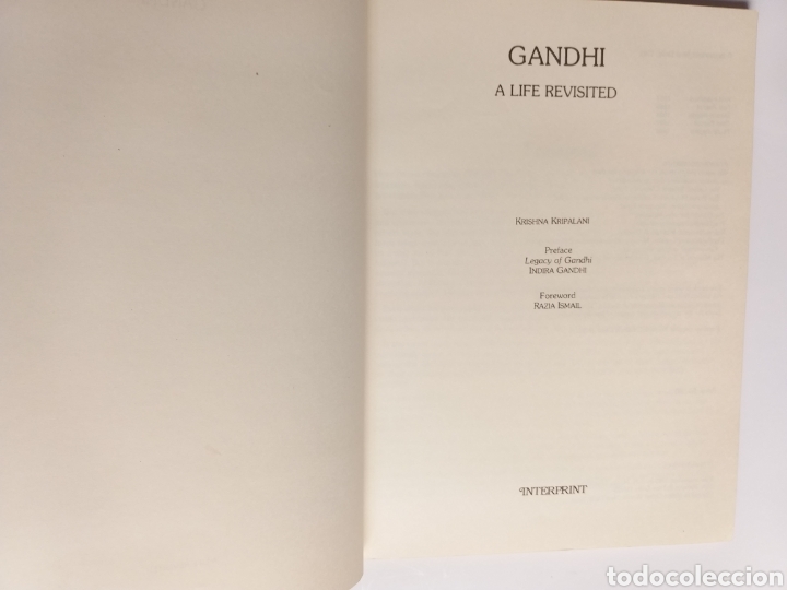 Libros de segunda mano: Gandhi. A life revisited Krishna Kripalani - Foto 9