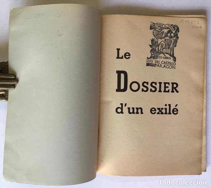Libros de segunda mano: LE DOSSIER DUN EXIL&Eacute;. - YAYA, Ali. - Foto 2