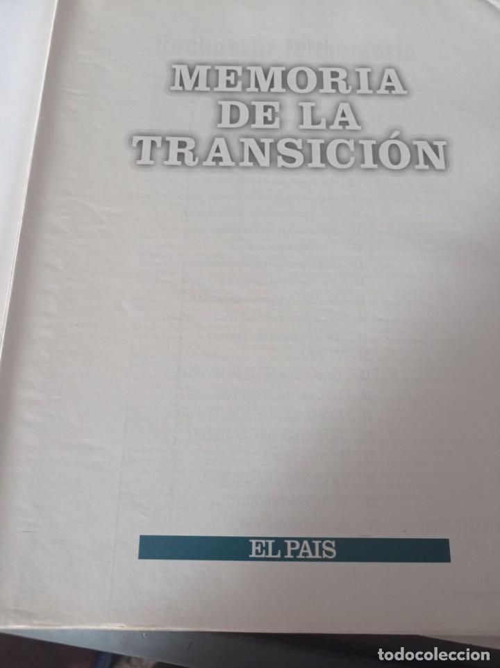 Libros de segunda mano: MEMORIA DE LA TRANSICI&Oacute;N - EL PA&Iacute;S - COMPLETO Y SIN ENCUADERNAR REF. UR MES - Foto 2
