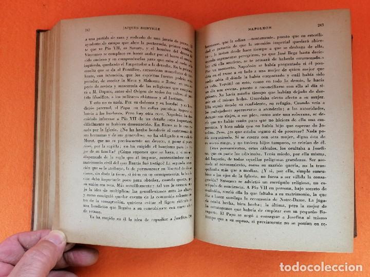 Libros de segunda mano: NAPOLE&Oacute;N -Jacques Bainville A&Ntilde;O 1942 - Foto 13