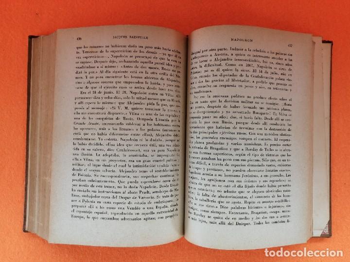 Libros de segunda mano: NAPOLE&Oacute;N -Jacques Bainville A&Ntilde;O 1942 - Foto 15