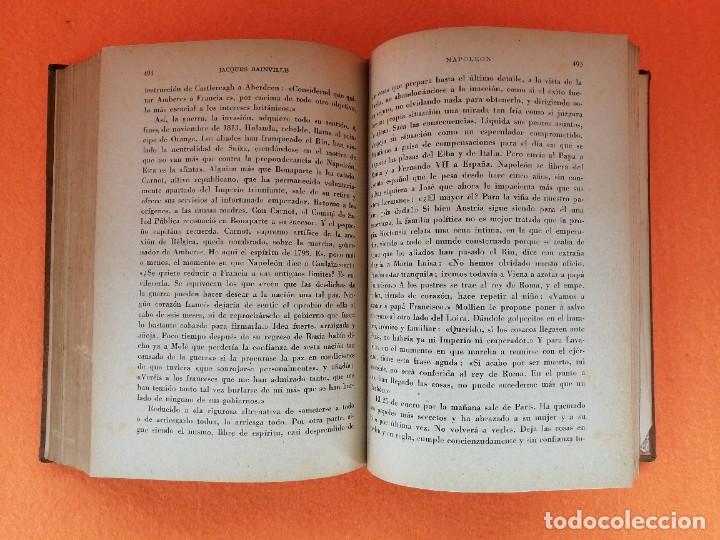 Libros de segunda mano: NAPOLE&Oacute;N -Jacques Bainville A&Ntilde;O 1942 - Foto 16