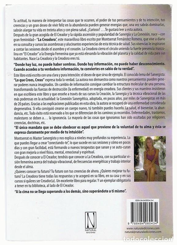 Libros de segunda mano: LA CREADORA MONTSERRAT FERN&Aacute;NDEZ ROMERA - Foto 2