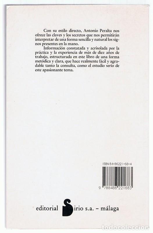 Libros de segunda mano: LAS MANOS SU INTERPRETACI&Oacute;N ANTONIO PERALTA GIL - Foto 2