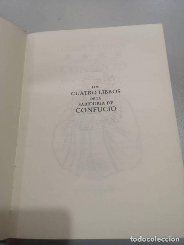 Libros de segunda mano: Los cuatro libros de la sabiduria de Confucio. EDICION LIMITADA Y NUMERADA - Foto 4