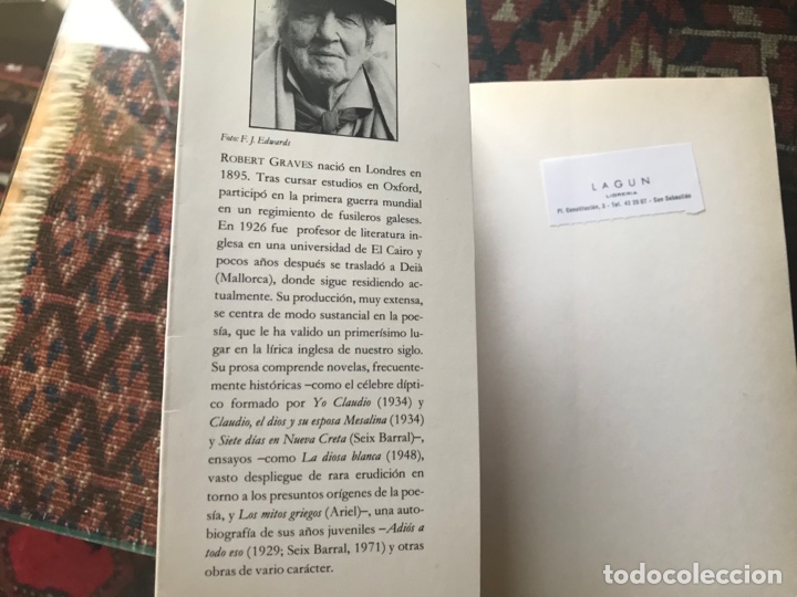 Libros de segunda mano: Los dos nacimientos de Dionisio. Robert Graves - Foto 4