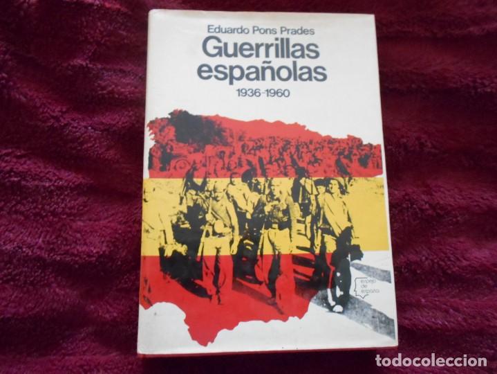 Libros de segunda mano: libro de guerrillas espa&ntilde;olas 1936-1960 de eduardo pons prades - Foto 1