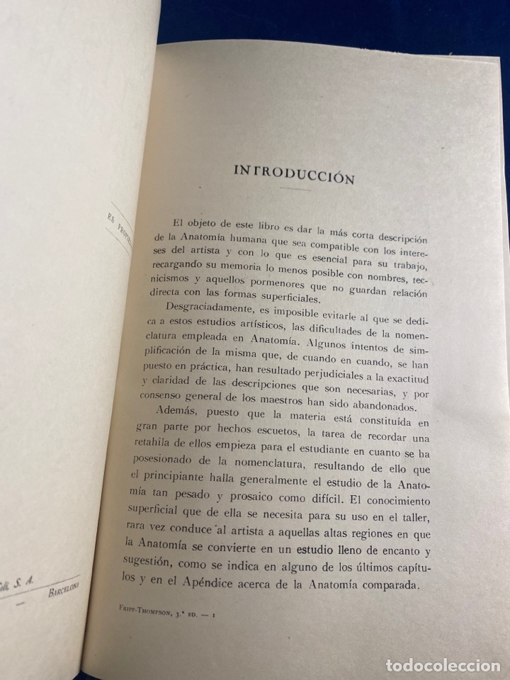 Libros de segunda mano: ANATOM&Iacute;A ART&Iacute;STICA - Foto 7