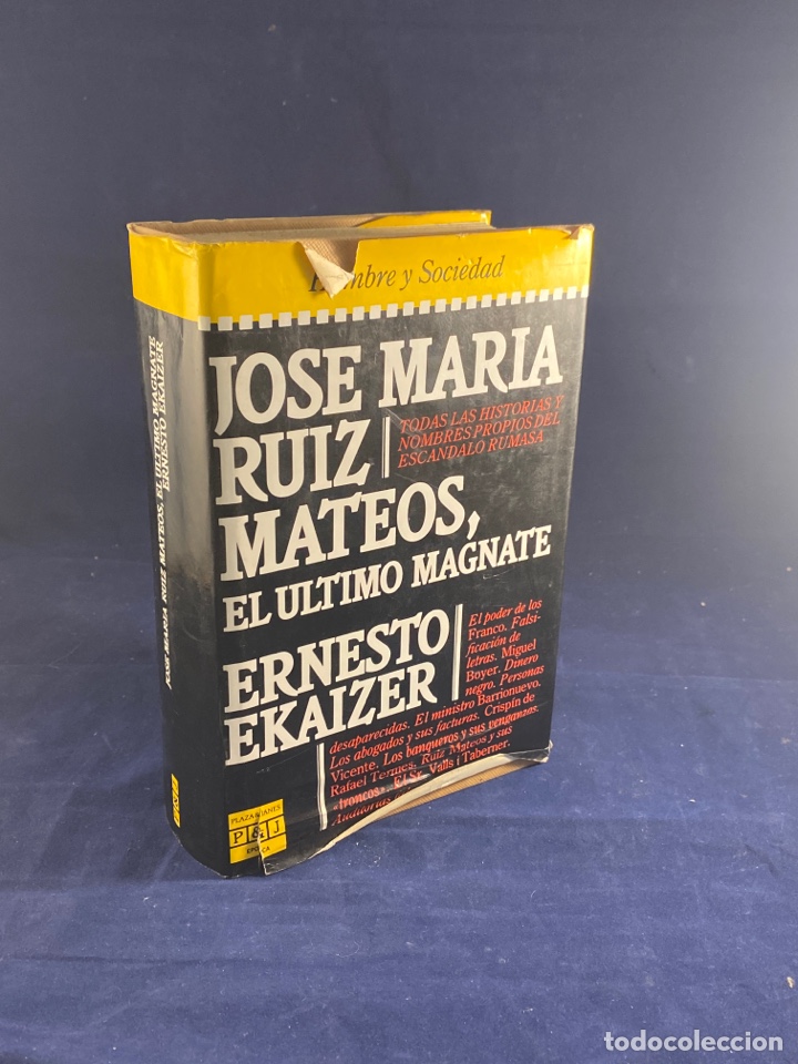 Libros de segunda mano: JOSE MAR&Iacute;A RUIZ MATEOS, EL &Uacute;LTIMO MAGNATE - Foto 1