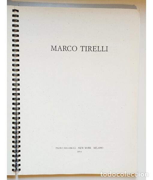 Libros de segunda mano: MARCO TIRELLI. TIRELLI, Marco. Paolo Baldacci. 1993. - Foto 2