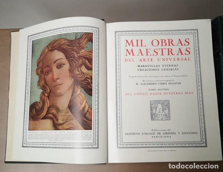 Libros de segunda mano: Mil Obras Maestras del Arte Universal - Foto 3
