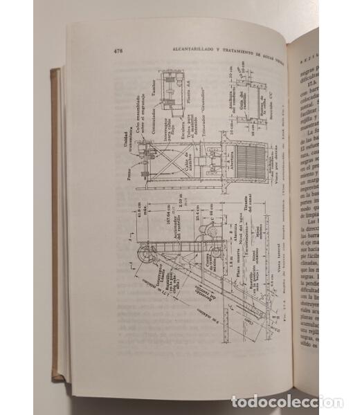 Libros de segunda mano: ALCANTARILLADO Y TRATAMIENTO DE AGUAS NEGRAS. BABBITT, Harold E. y BAUMANN, E. Robert. Compa&ntilde;&iacute;a Edit - Foto 5