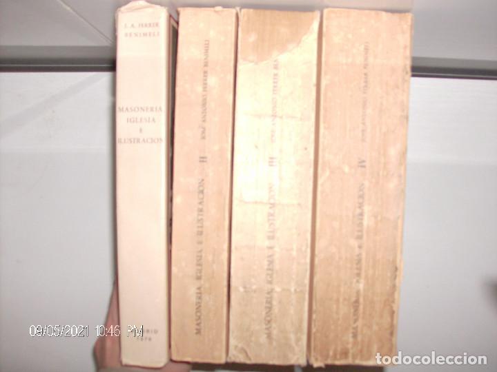 Libros de segunda mano: Masoner&iacute;a, Iglesia e Ilustraci&oacute;n. Ferrer Benimeli. - Foto 2