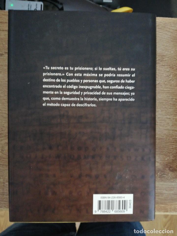 Libros de segunda mano: Los C&oacute;digos Secretos. SINGH, Simon. Ed. C&iacute;rculo de Lectores. Barcelona 2000 - Foto 6