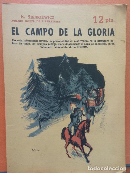 Libros de segunda mano: EL CAMPO DE LA GLORIA. E. SIENKIEWICZ. NOVELAS Y CUENTOS LARRA - Foto 1