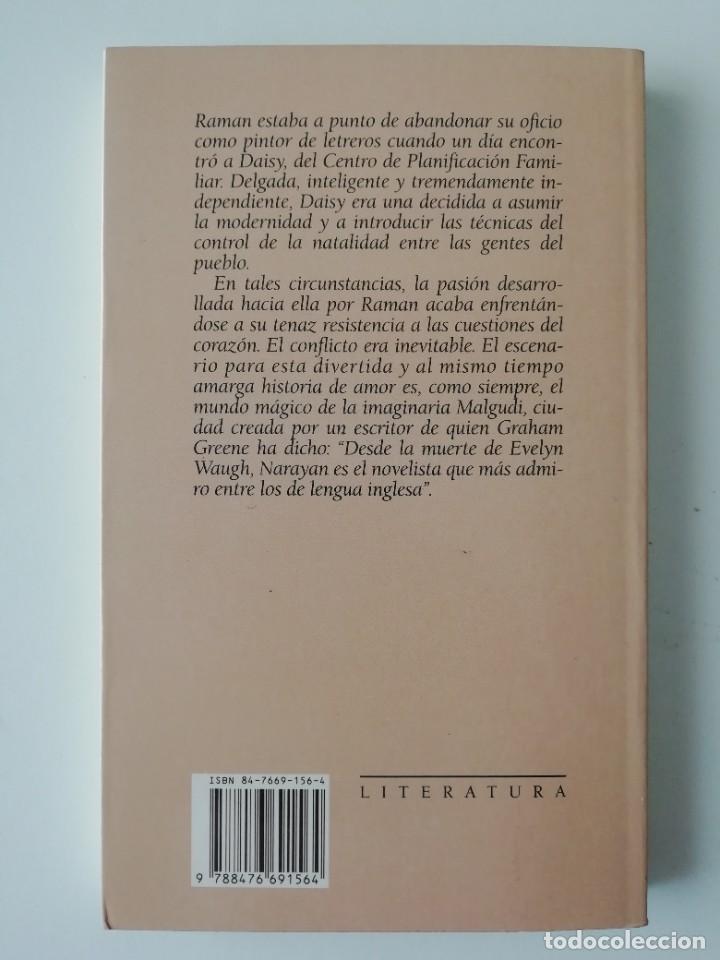 Libros de segunda mano: EL PINTOR DE LETREROS - R. K. NARAYAN - ED. MUCHNIK 1991 - Foto 2
