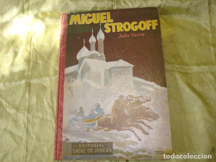 Libros de segunda mano: MIGUEL STROGOFF. JULIO VERNE. EDT. SAENZ JUBERA. ILUSTRADO - Foto 1