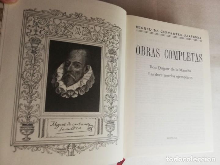 Libros de segunda mano: OBRAS COMPLETAS I - MIGUEL DE CERVANTES/ AGUILAR - Foto 3