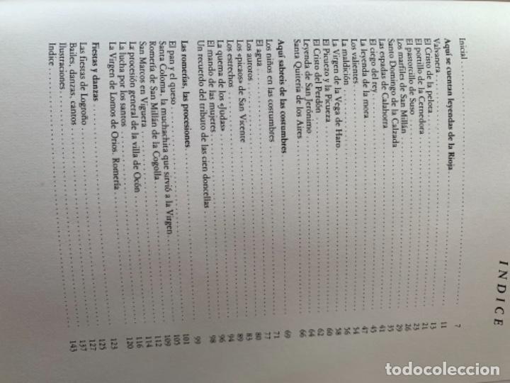 Libros de segunda mano: Leyendas y tradiciones de La Rioja ( Bols,6) - Foto 5