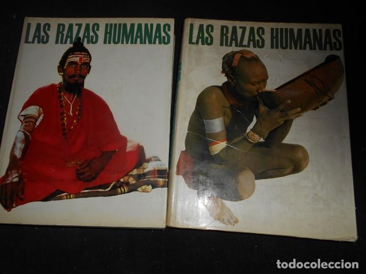 Libros de segunda mano: LAS RAZAS HUMANAS. 2 TOMOS. INSTITUTO GALLACH. 6000 GRAMOS. - Foto 1